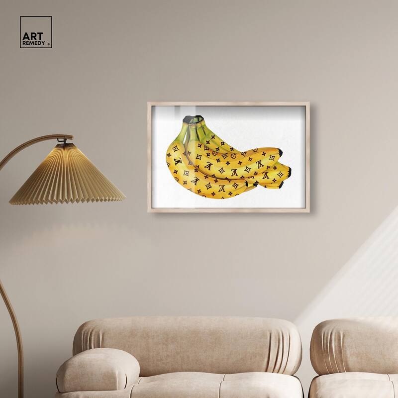 Fashion Bananas III Shadowbox by Art Remedy