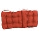 preview thumbnail 39 of 61, Multi-section Tufted Outdoor Seat/Back Chair Cushion (Multiple Sizes)