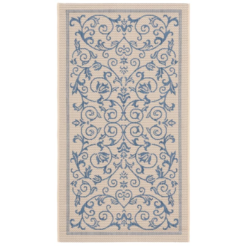 SAFAVIEH Courtyard Miljeta Indoor/ Outdoor Waterproof Patio Backyard Rug