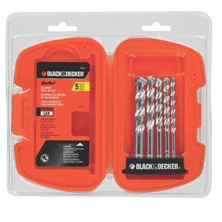 Shop Black Decker 16748 5 Piece Bullet Speed Tip Masonry Drill