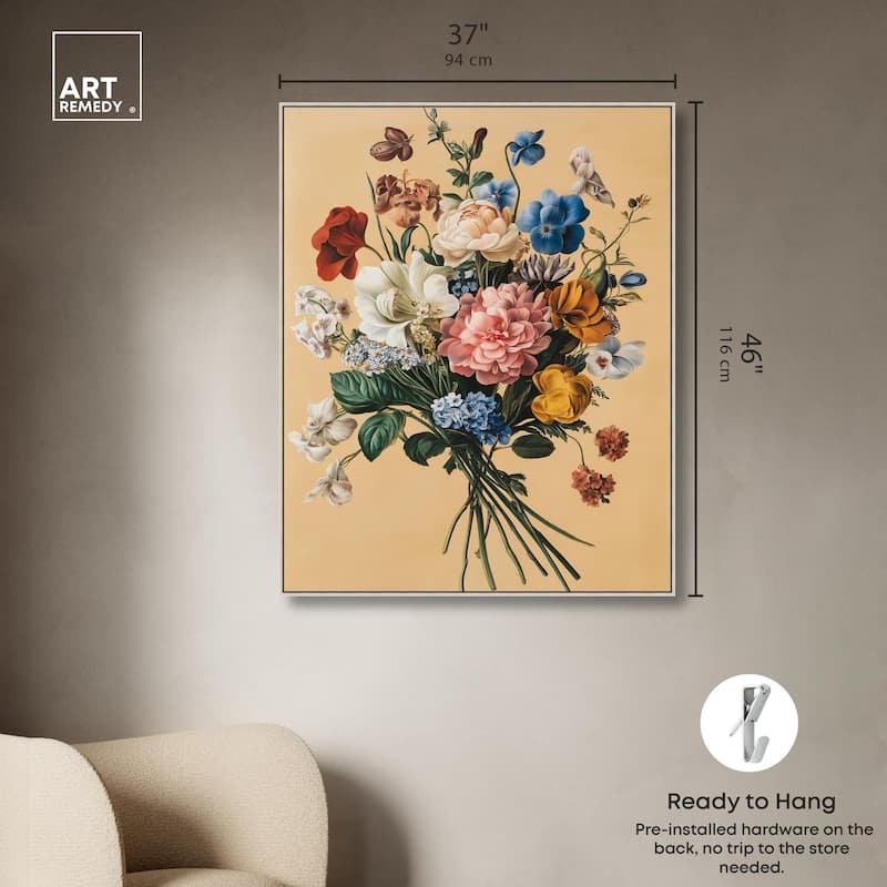 Floral Fiesta Canvas by Art Remedy