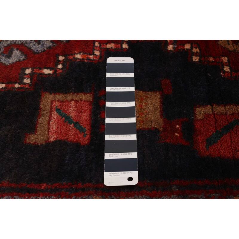 ECARPETGALLERY Hand-knotted Konya Anatolian Navy Wool Rug - 3'9 x 13'9