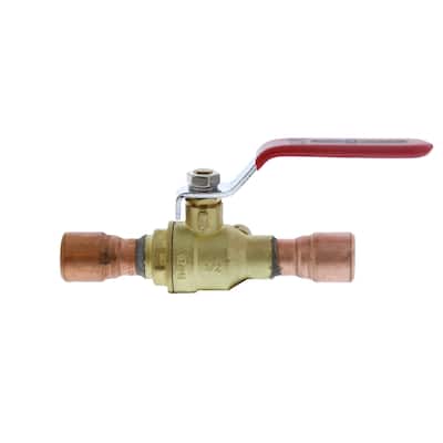 Jones Stephens B67256 1/2" Full Port Metal Ball Valve with Drain, CPVC
