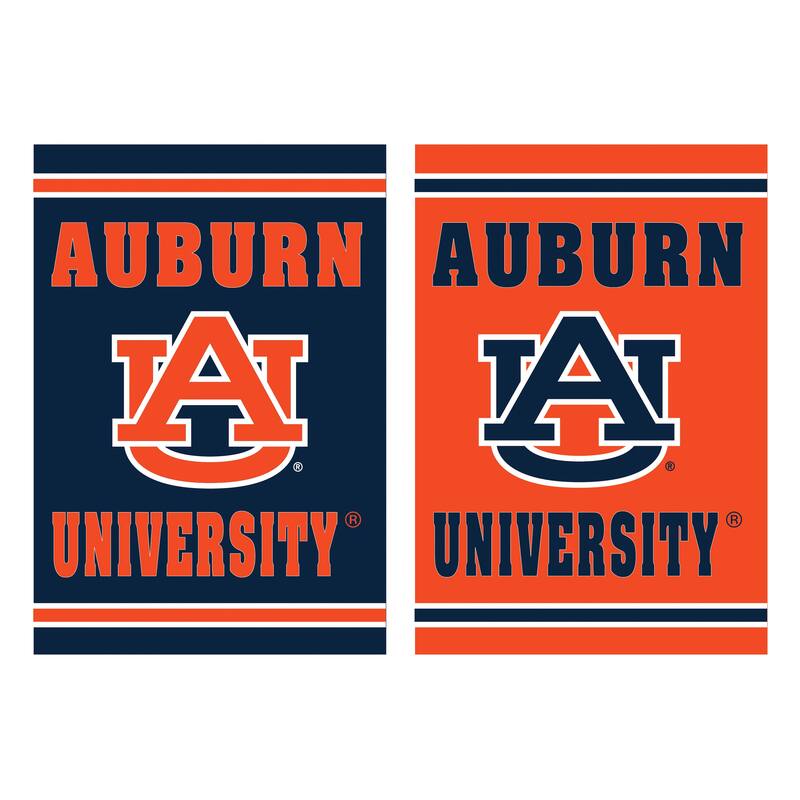 Embossed Suede Flag, Garden Size, Auburn University