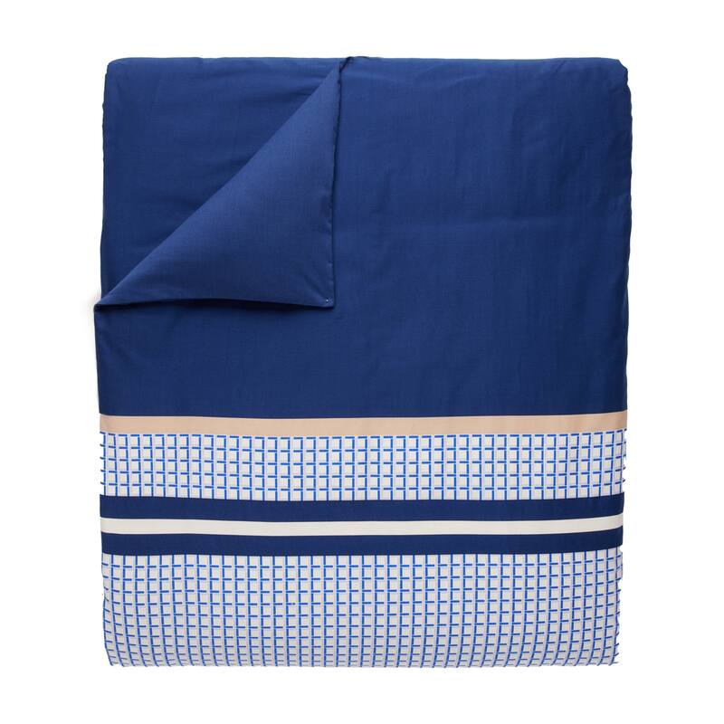 Lacoste Micro Logo 3-Piece Cotton Comforter Set