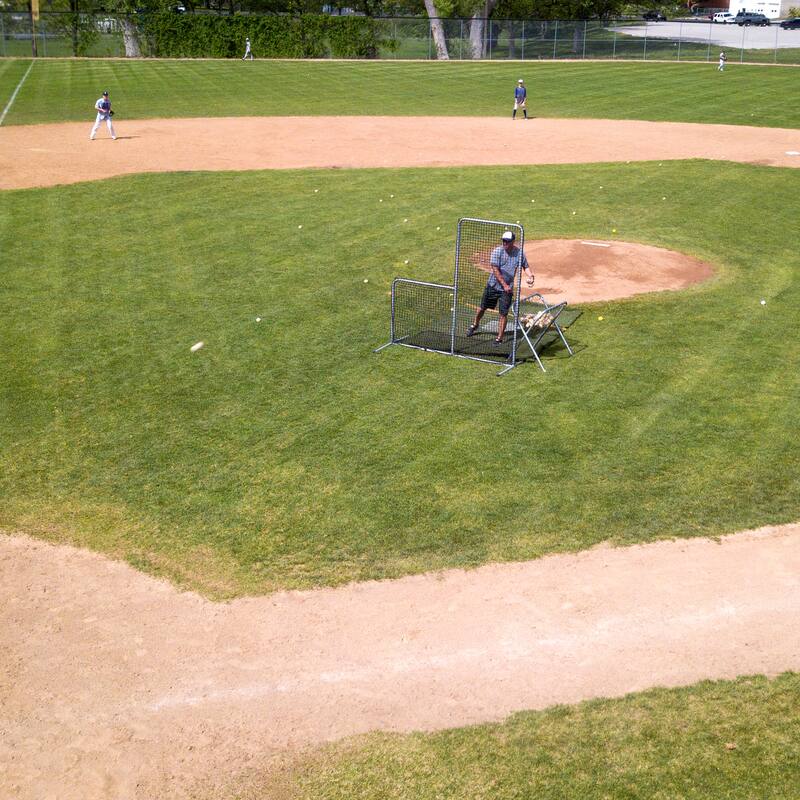 Skywalker Sports Competitive Series 7' L-Shaped Pitchers Screen