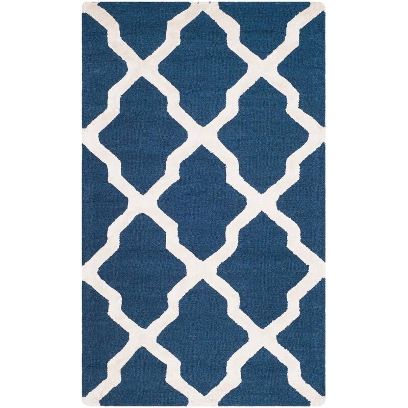 SAFAVIEH Handmade Cambridge Zavastiea Modern Wool Rug