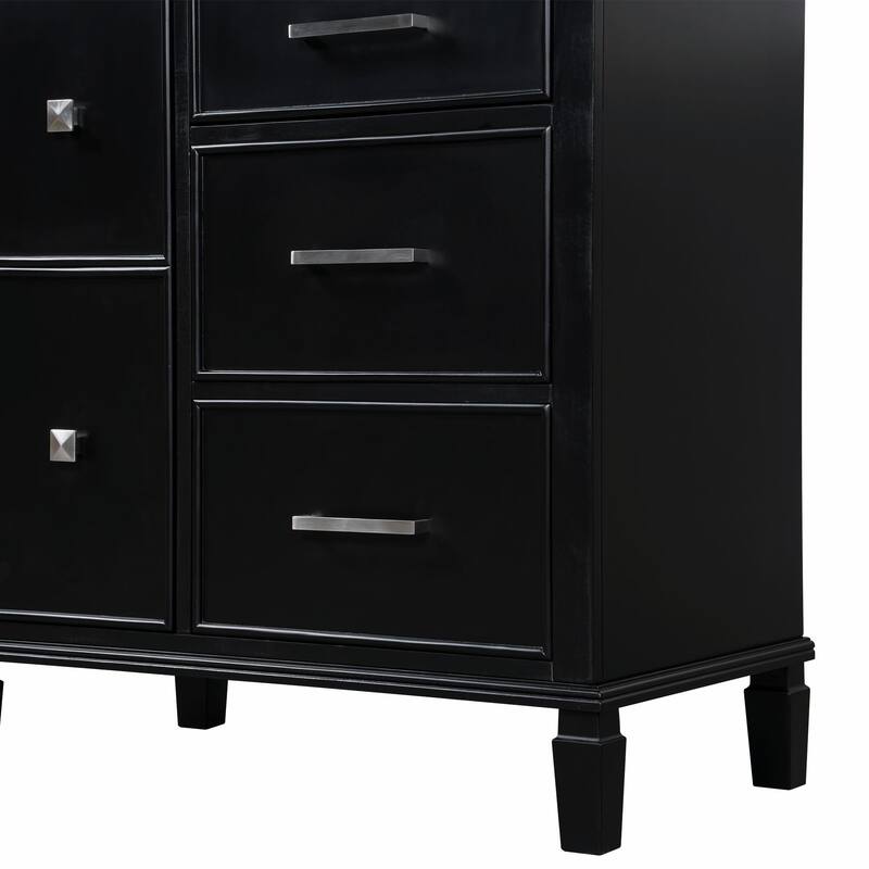30" Bathroom Vanity with Ceramic Sink, Flip-Out Plumbing Drawer, Soft Close Doors & Drawers