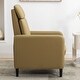 preview thumbnail 27 of 31, Modern PU Leather Adjustable Recliner Chair Glider for Living Room Home Theater