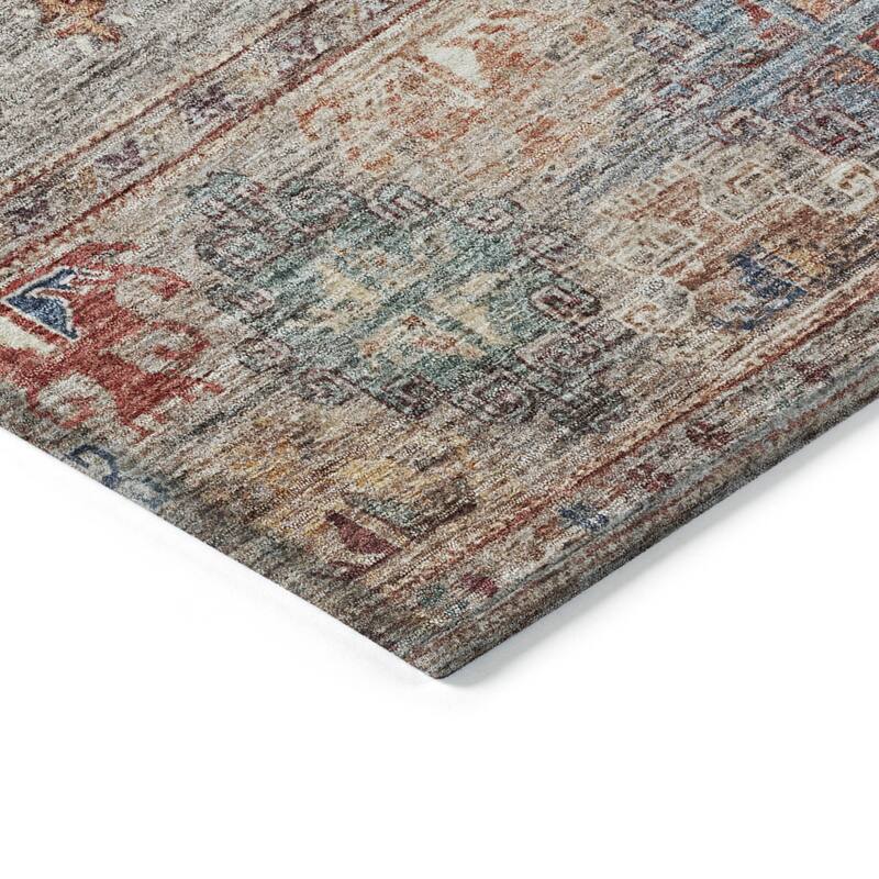HomeRoots Floral Transitional Rectangle Outdoor Rug