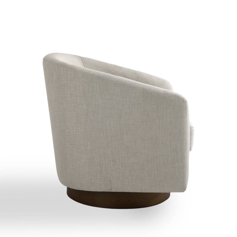 Modern 360°Swivel Barrel Chair