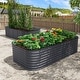 preview thumbnail 39 of 39, VEIKOUS 24''H Galvanized Raised Garden Bed, Durable Outdoor Planter Box with Rust-Resistant Steel