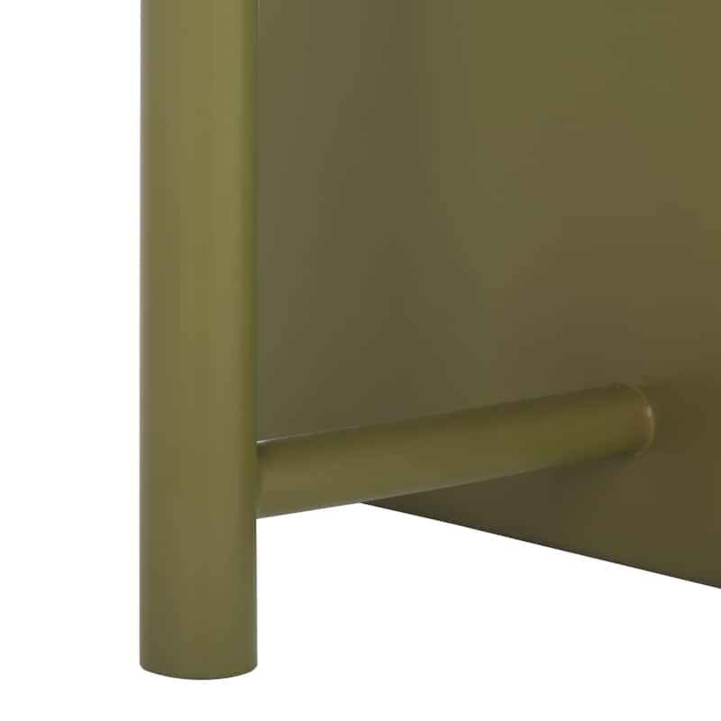 SAFAVIEH COUTURE Aldwyn Metal Accent Table - 16"W x 17"D x 23"H