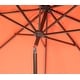 preview thumbnail 2 of 5, SAFAVIEH Zimmerman 9ft Round Outdoor Patio Umbrella - UV Resistant with Button Tilt