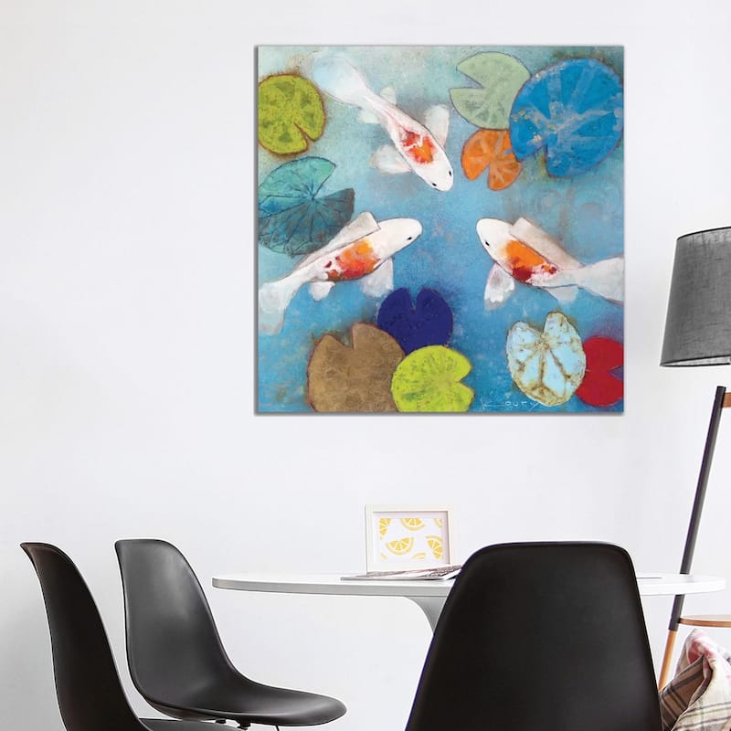 iCanvas "Koi II" by Aleah Koury Canvas Print - 37x37x1.5