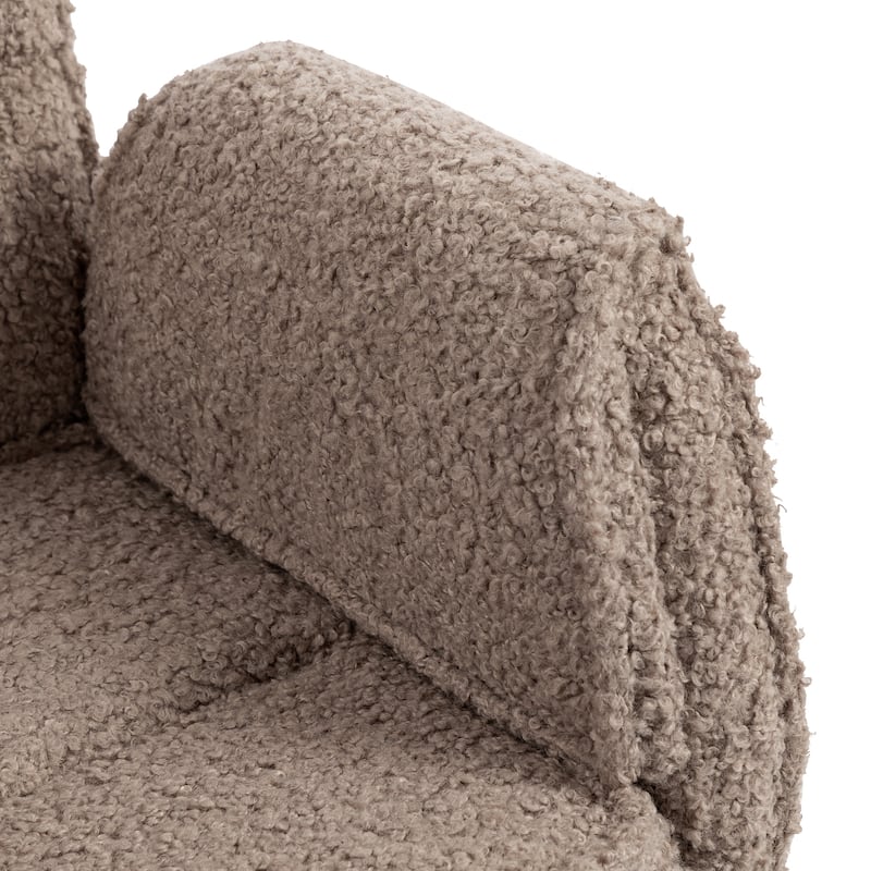 Criss Cross Chair with 5-Gear Adjustable Armrests & Wheels, Ergonomic Thickened Backrest Swivel Desk Chair for Home Office