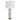 Bay St. Louis - Capiz Shell Cylinder And Metal Base Table Lamp - White Shade