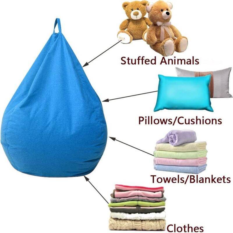 (No Filler) Extra Soft Bean bag Seat Chair Covers