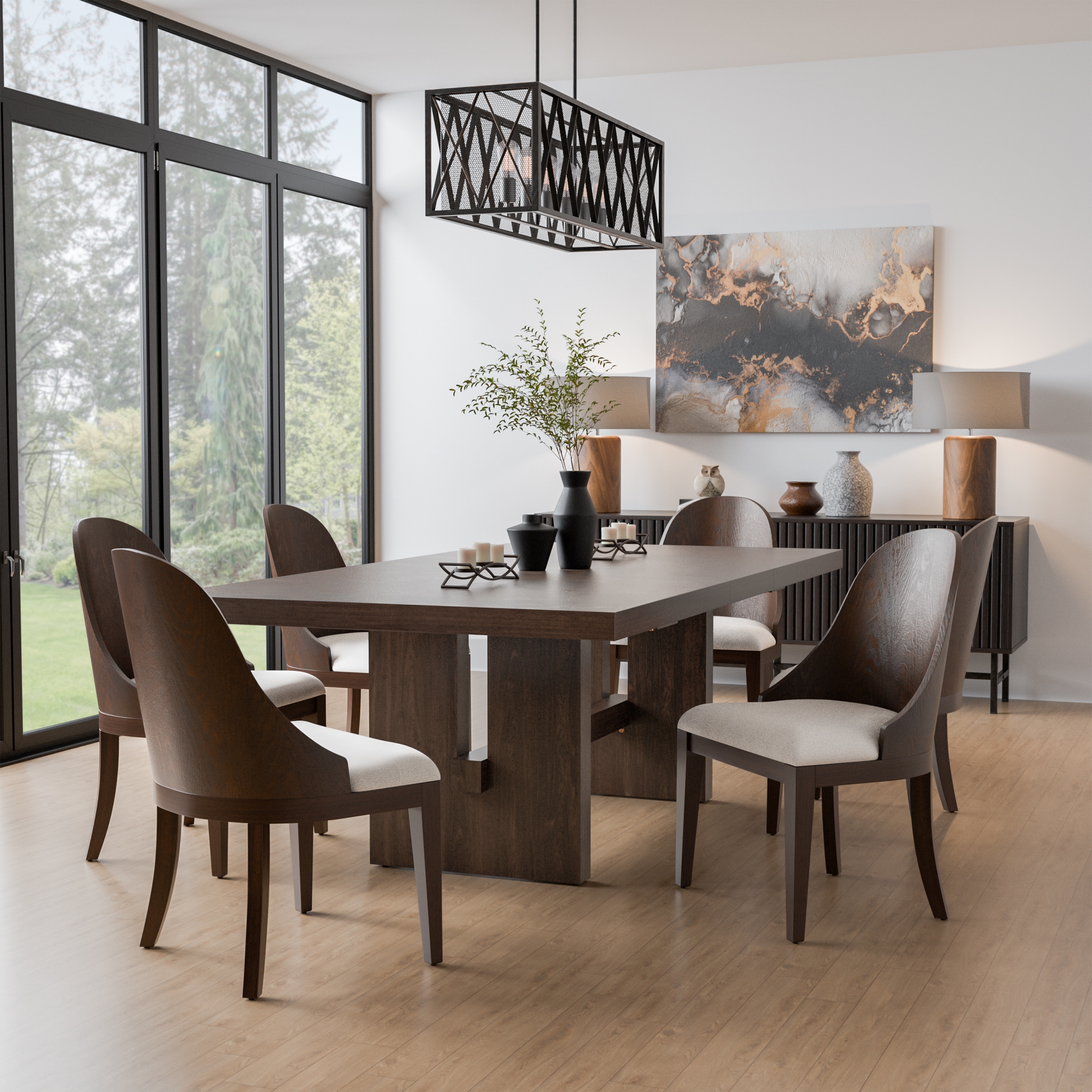 Emerson 7 piece dining set clearance