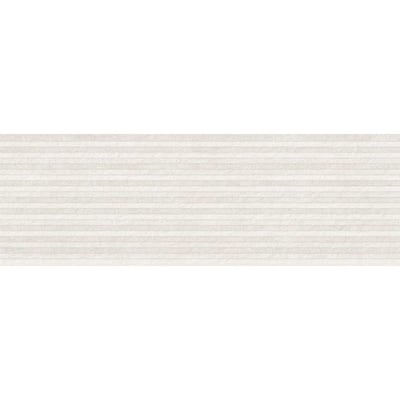 Crete 12x40 Matte Ceramic Relief Wall Tile - Large Format