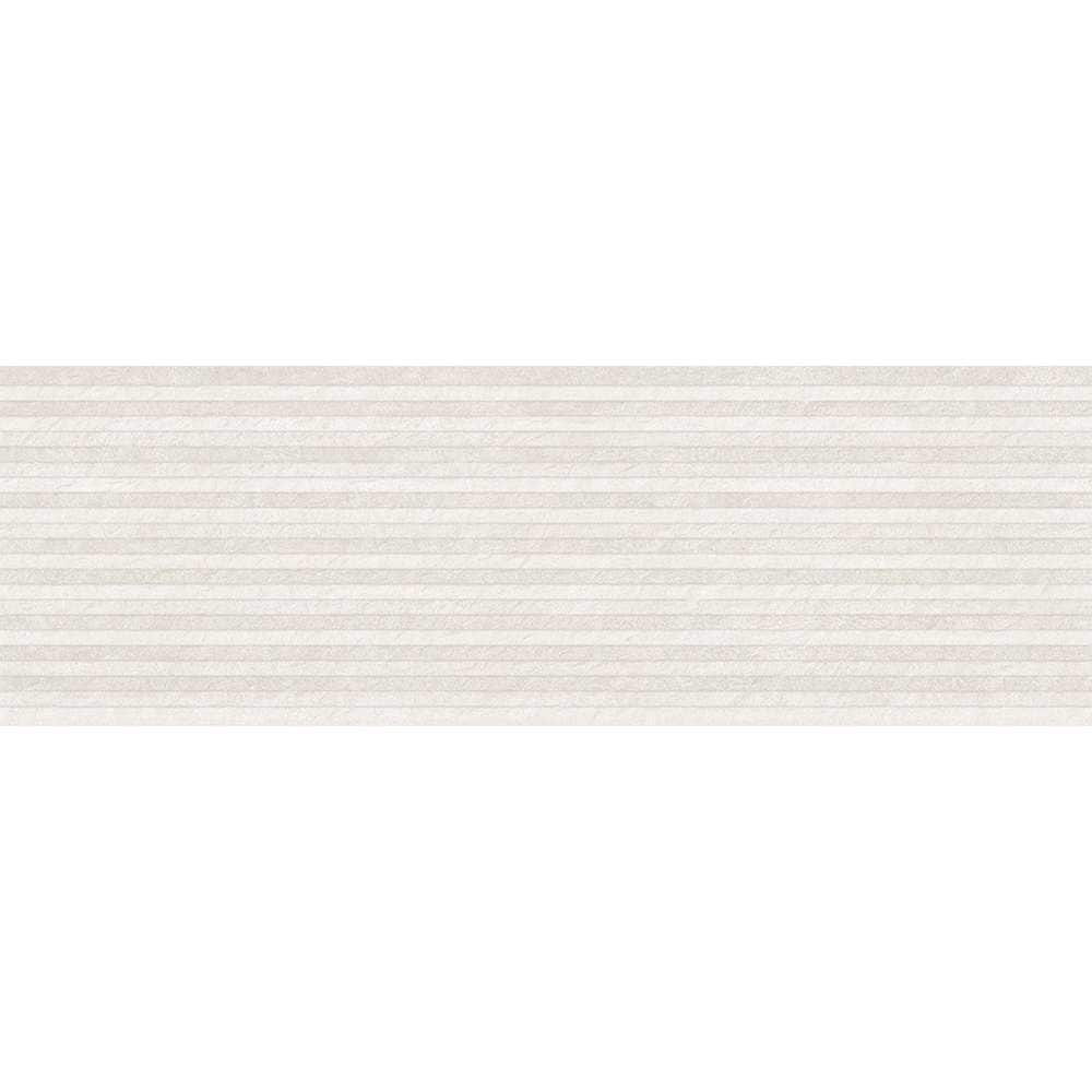 Crete 12x40 Matte Ceramic Relief Wall Tile - Large Format