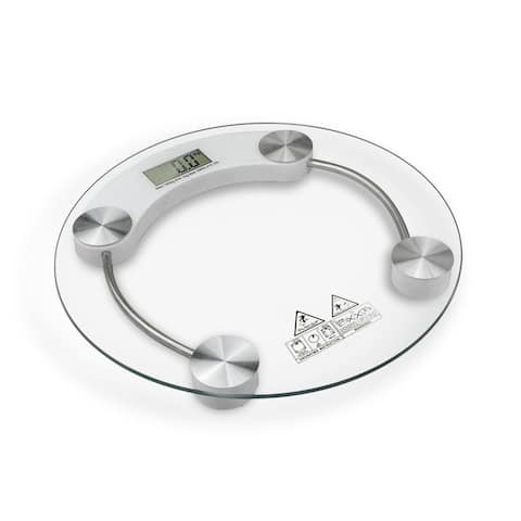 High Strength Tough Glass 4-Digits LCD Display Electronic Weight Scale
