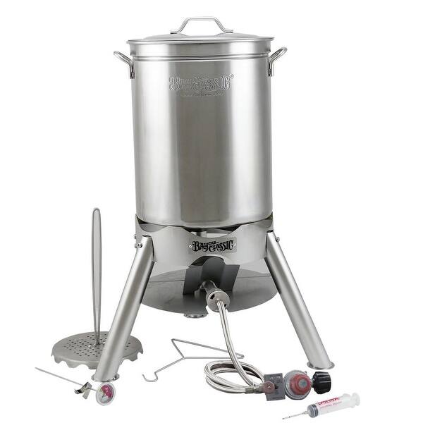 Shop Bayou Classic 200 440 44 Qt Stainless Turkey Fryer Kit