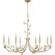 preview thumbnail 1 of 4, Heiress Eight Light Chandelier Bronze Gold