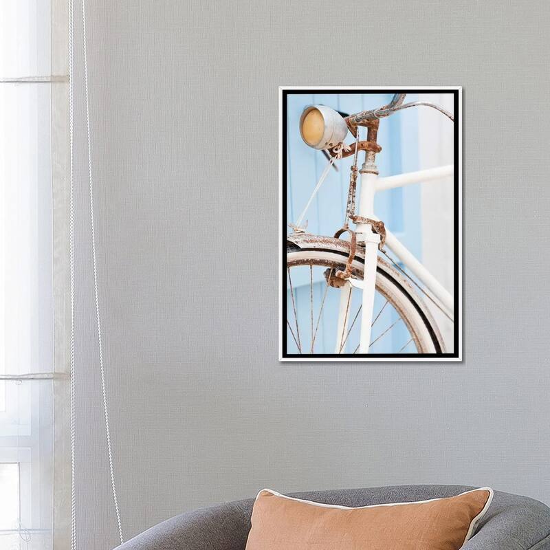 iCanvas "Rusty Bicycle" by Honeymoon Hotel Framed Canvas Print