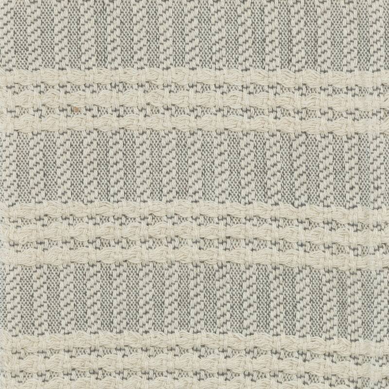 Rizzy Home Hand-made Modern Striped Throw Blanket