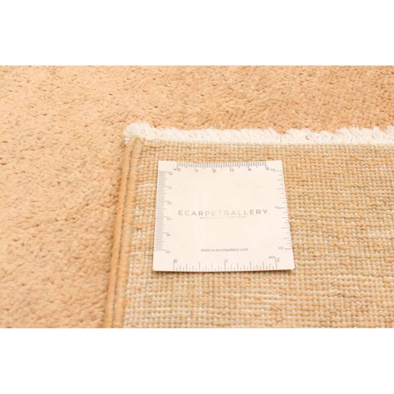 ECARPETGALLERY Hand-knotted Vibrance Tan Wool Rug - 3'11 x 6'1