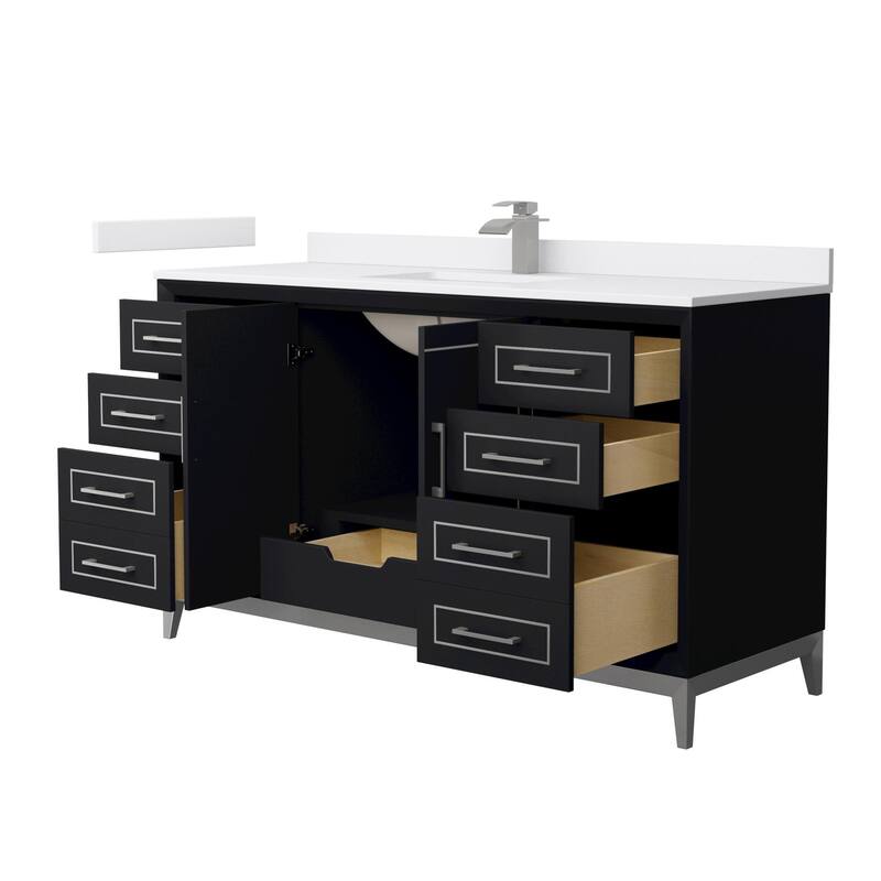 Wyndham Collection WCH515160S-VCA-UNSMXX Marlena 60" Free Standing