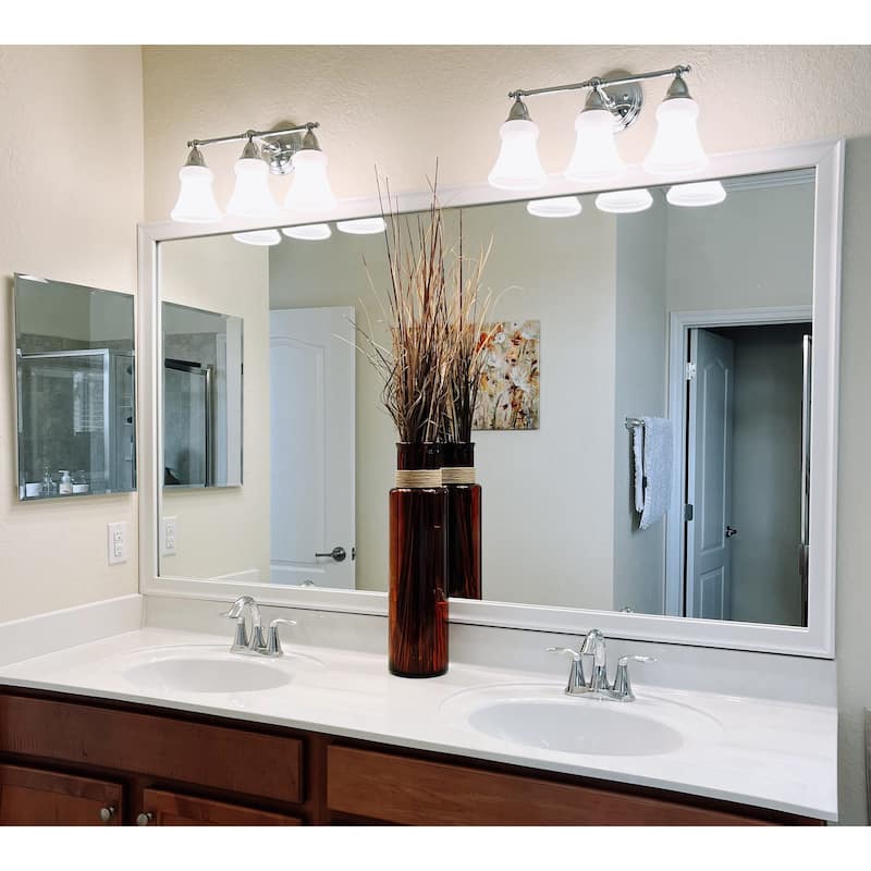 Frame My Mirror White Framed Wall Mirror, Morgan Design