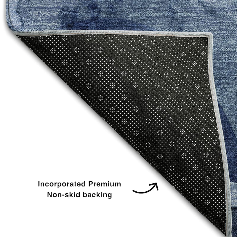 Premium Washable Super Soft Abstract Contemporary Mayfield Rug