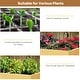 preview thumbnail 6 of 8, Costway Raised Wooden V Planter Elevated Vegetable Flower Bed Free
