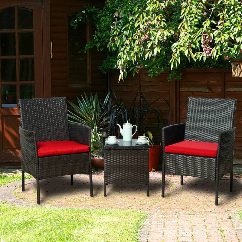 Kozyard Wicker Garden Bistro Set