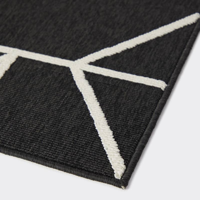 Acaba Modern Abstract Stripe Indoor/Outdoor Area Rug