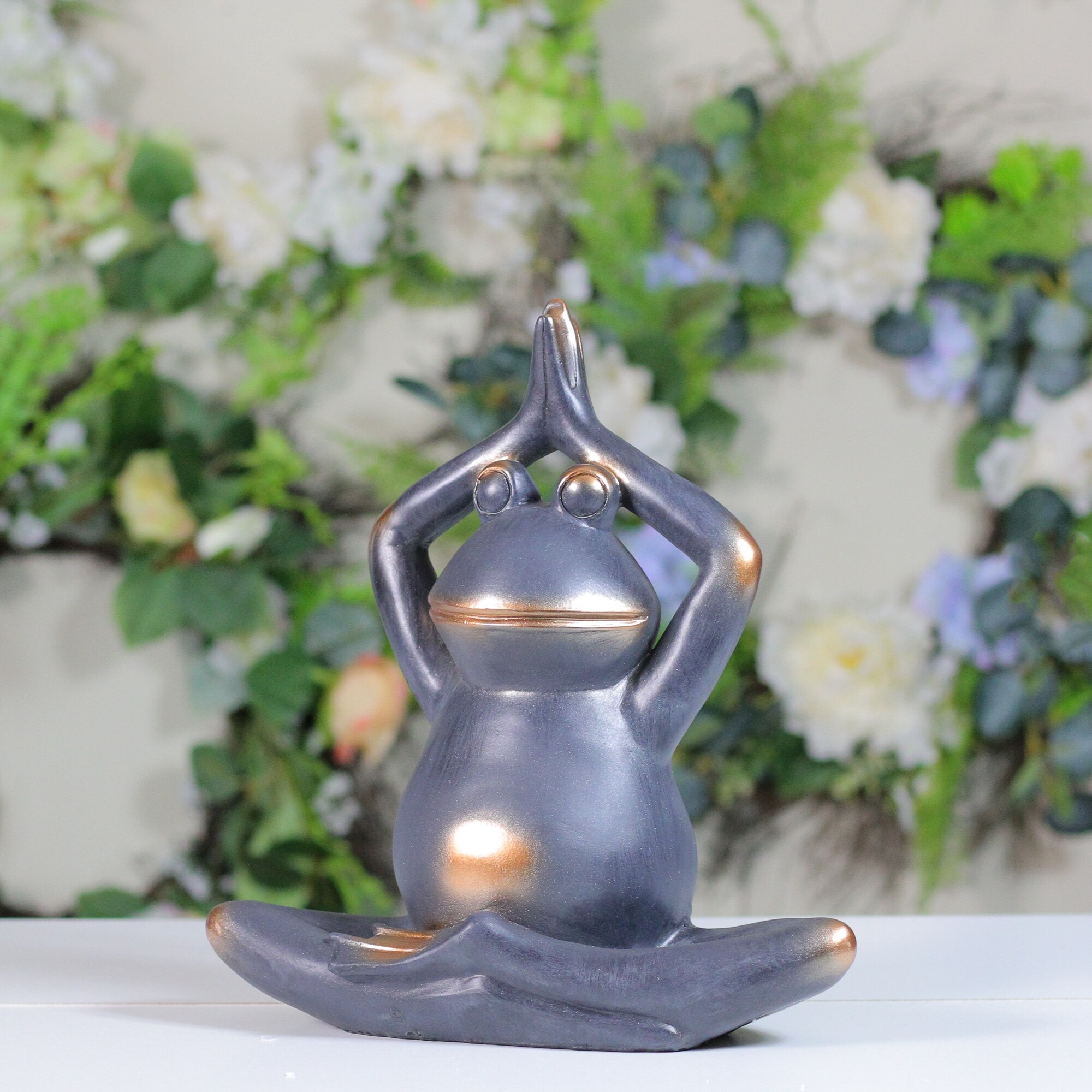 Shop 11 75 Frog Sitting In A Pleasant Pose Yoga Position Garden