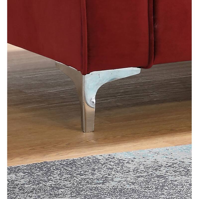 Delray Velvet/ Microsuede Chair