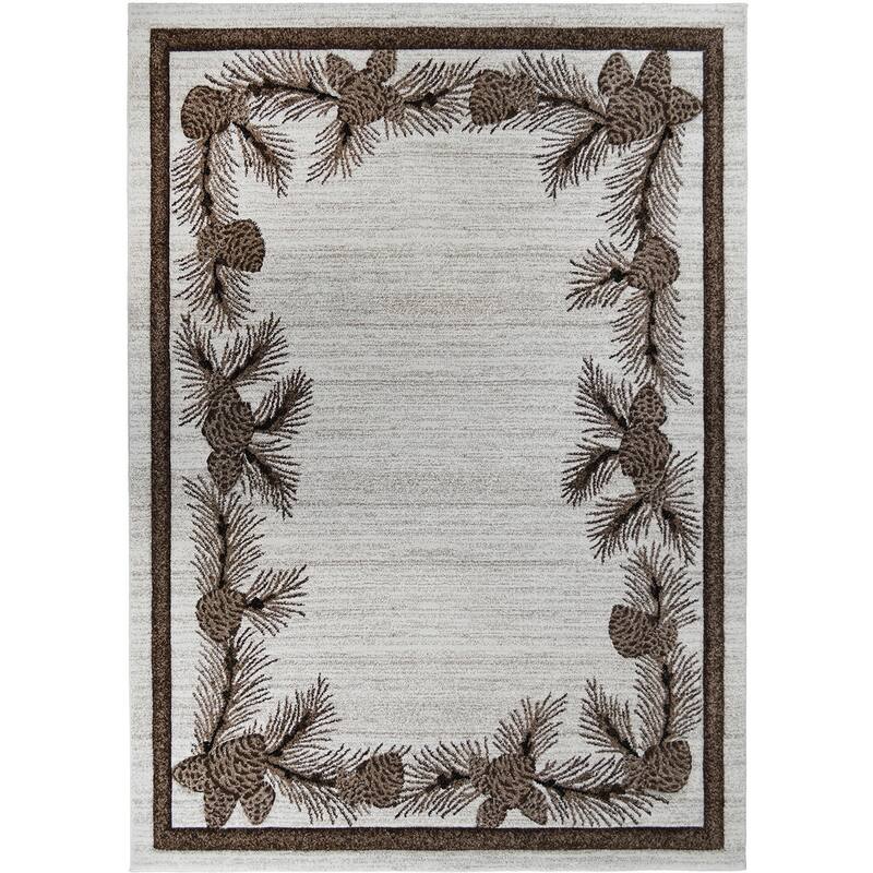 Tacoma Honeybrook Multi Lodge Area Rug - 2'3"x7'7"