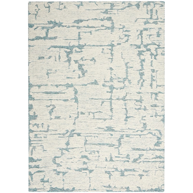Calvin Klein Sculptural Contemporary Abstract Area Rug