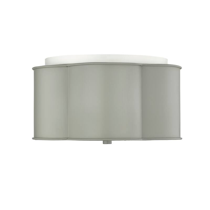 Millennium Lighting 21203 3 Light 14" Wide Flush Mount Drum Ceiling - Cement Gray