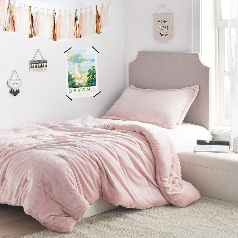 Me Sooo Comfy - Coma Inducer® Oversized Comforter Set - Rose Quartz - Twin XL