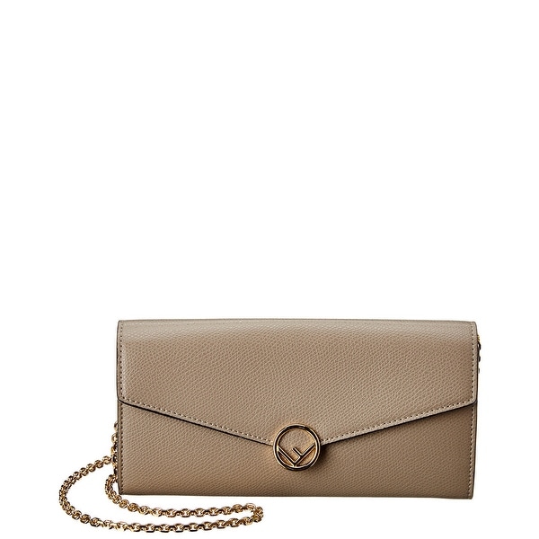 fendi continental with chain