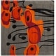 preview thumbnail 14 of 18, SAFAVIEH Handmade Soho Hiltraud N.Z. Wool Rug 6' Square - Grey/Orange - Square