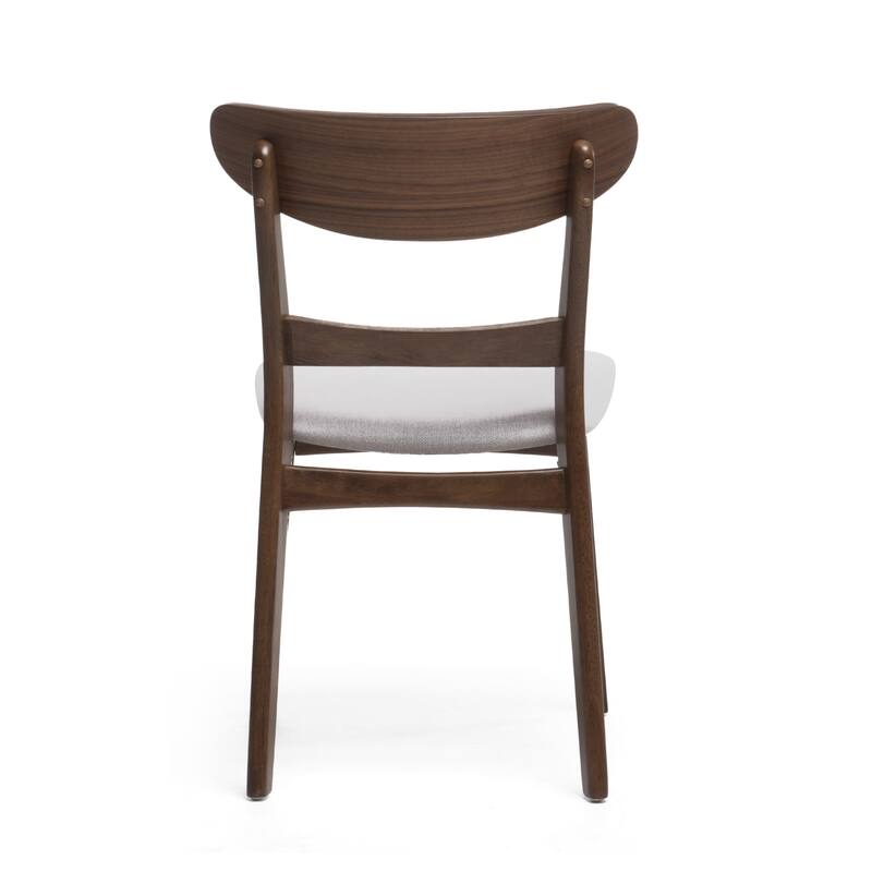 Idalia Fabric and Rubberwood 5-piece Wood Rectangular Dining Set by Christopher Knight Home