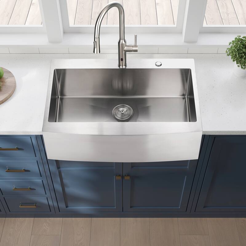 Farmhouse Apron Single Bowl Stainless Steel Kitchen Sink