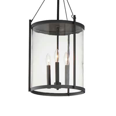 Maxim 30069 Belfry 3 Light 13" Wide Semi-flush Outdoor Ceiling Fixture