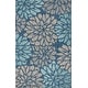 preview thumbnail 52 of 119, JONATHAN Y Marvao Modern Floral Textured Weave Indoor/Outdoor Area Rug 4 X 6 - Navy/Aqua