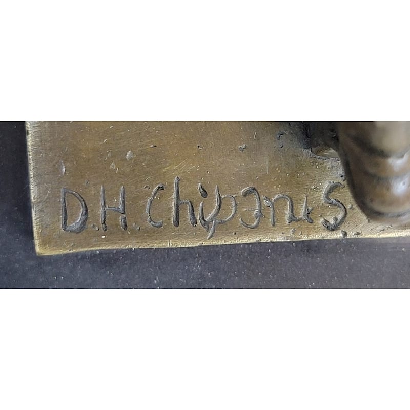 Chiparus Art Deco Bronze Russian Dancer Statue Sculpture Decor 19 Inches X 8 Inches